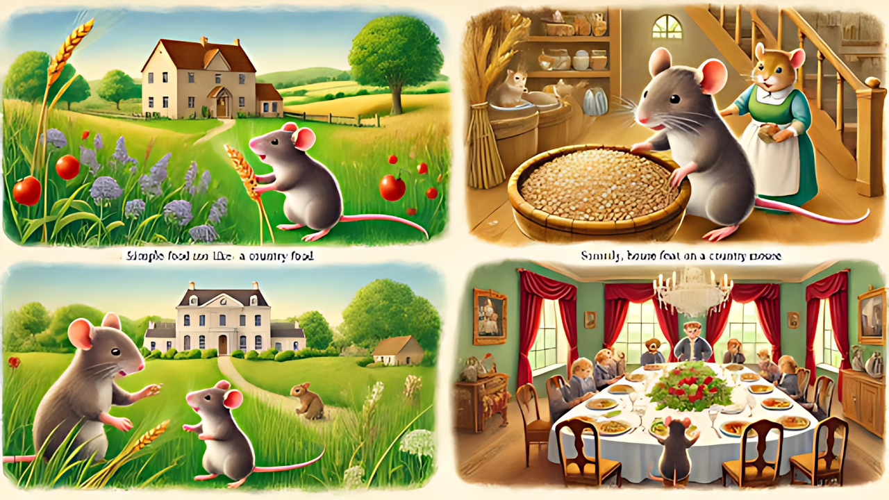 The Town Mouse and the Country Mouse